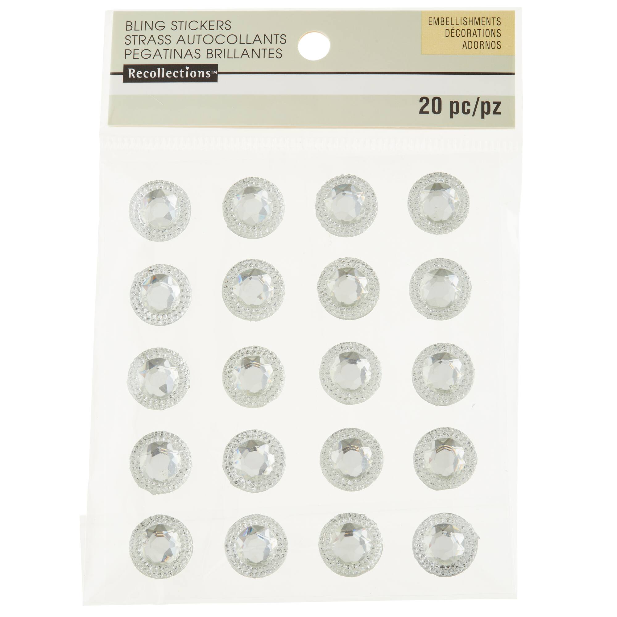 16mm Clear Rhinestone Stickers by Recollections™